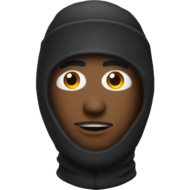 dude with ski mask emoji