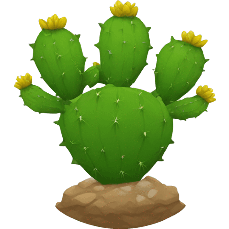 round Nopal emoji