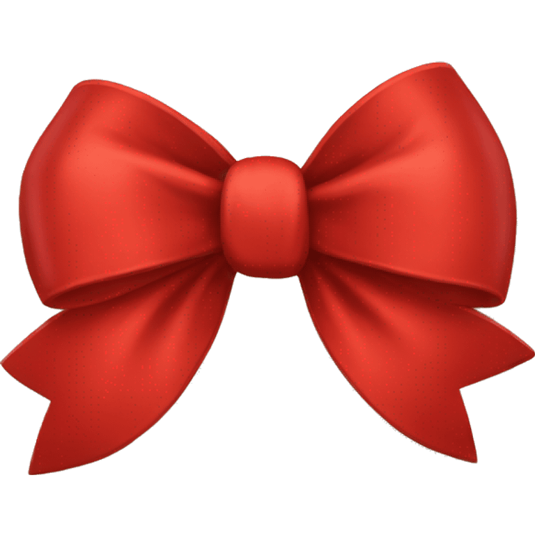 Red bow emoji