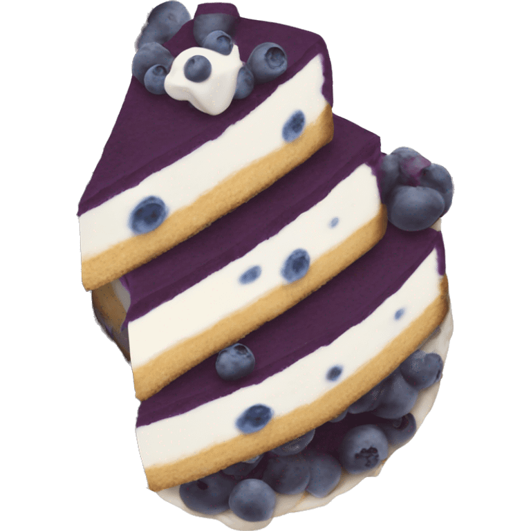 blueberry cheesecaka emoji