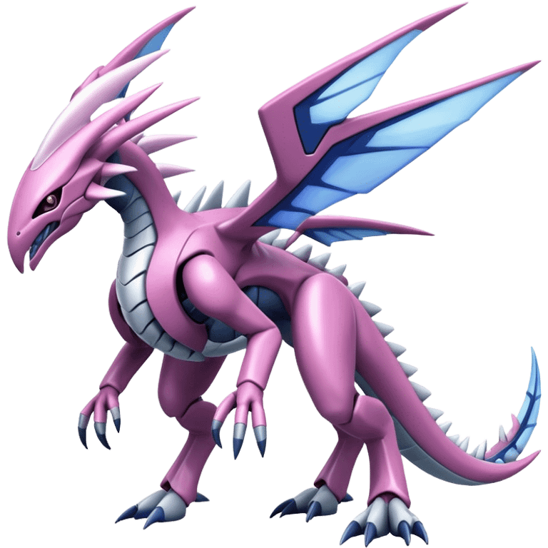  Cool Edgy Shiny Godly Ethereal Digimon-Genesect-Palkia-Dialga-hybrid full body emoji