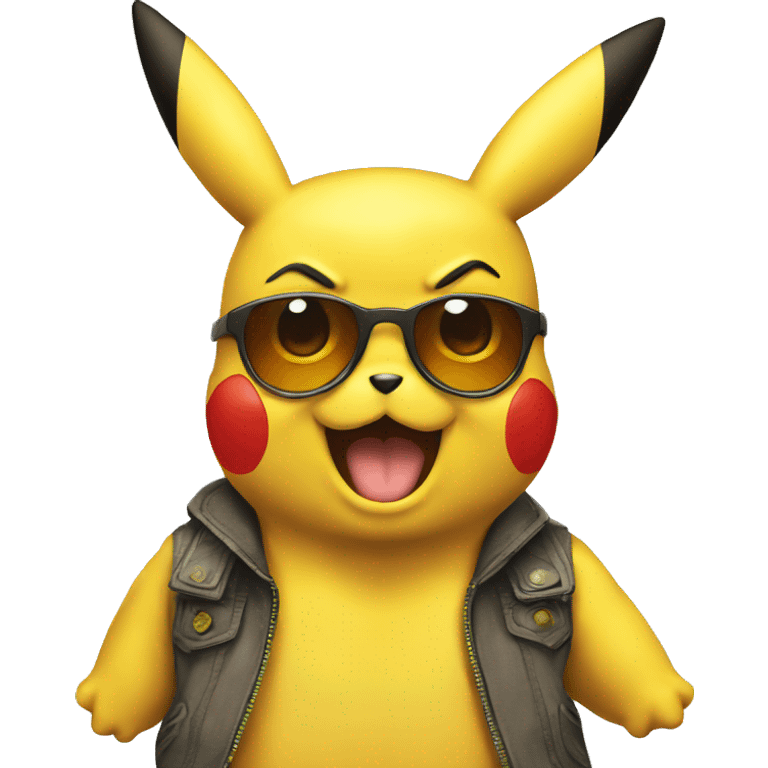 Cool pikachu emoji