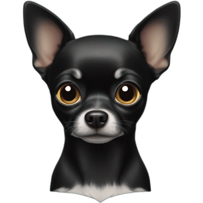 Black Chihuahua emoji