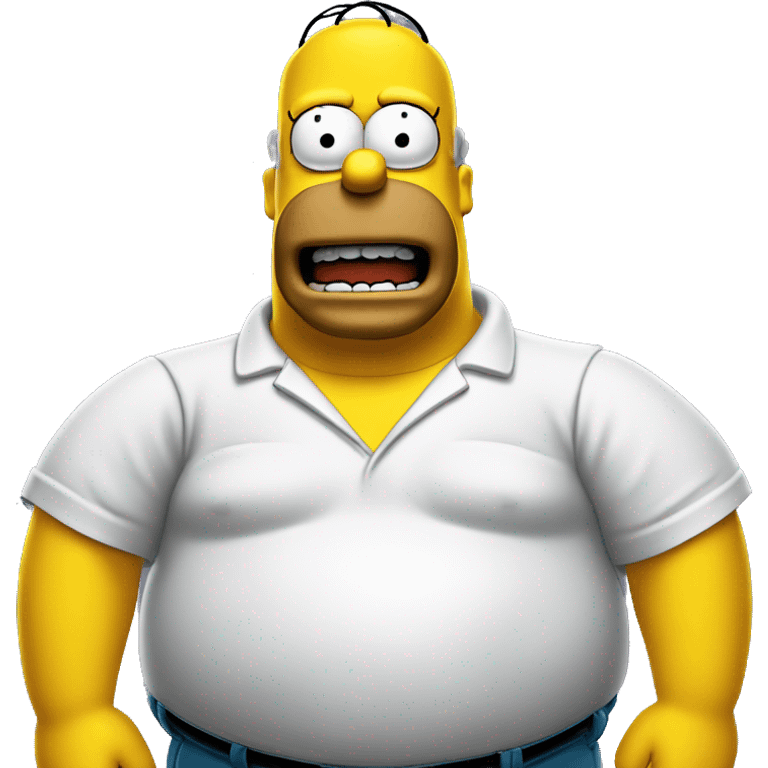 funny fat homer the Simpsons emoji