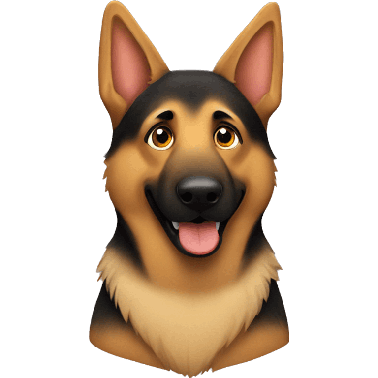 stuffed german shepherd  emoji