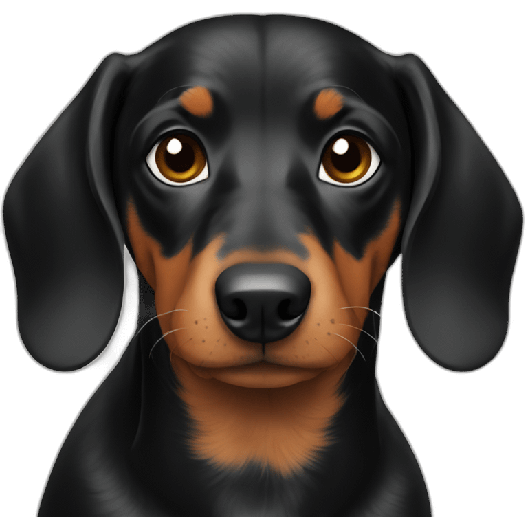 dachschund black emoji