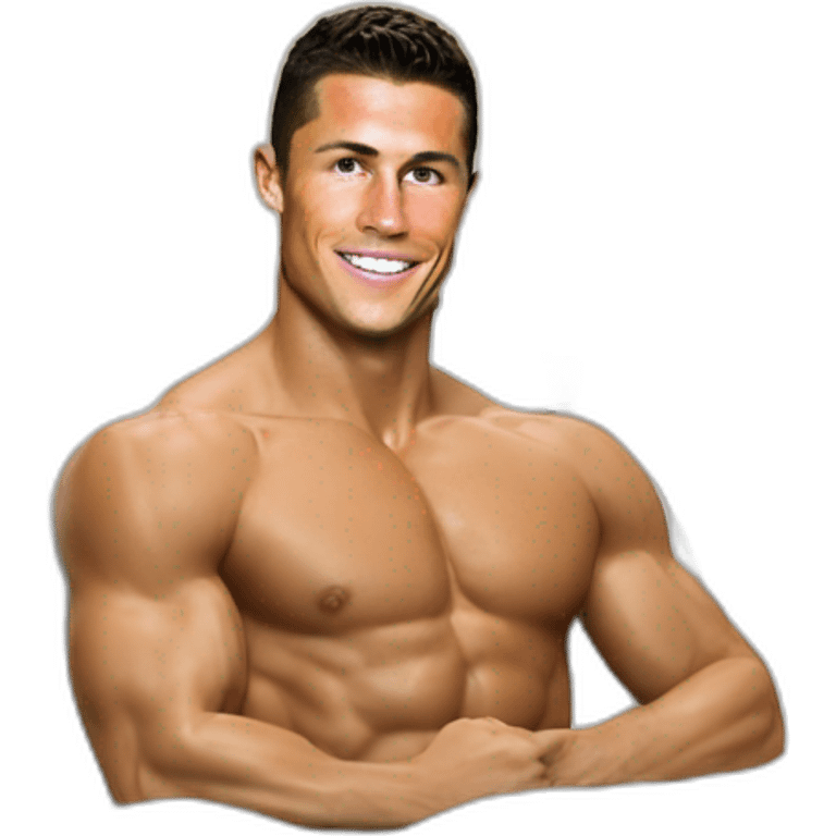 Cristiano Ronaldo in the bed emoji