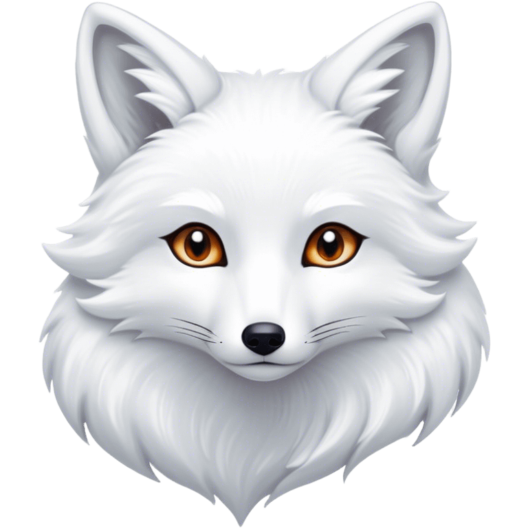 ethereal white fox emoji