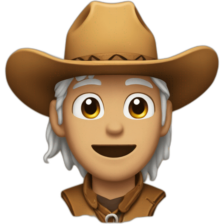 horns up cowboy  emoji