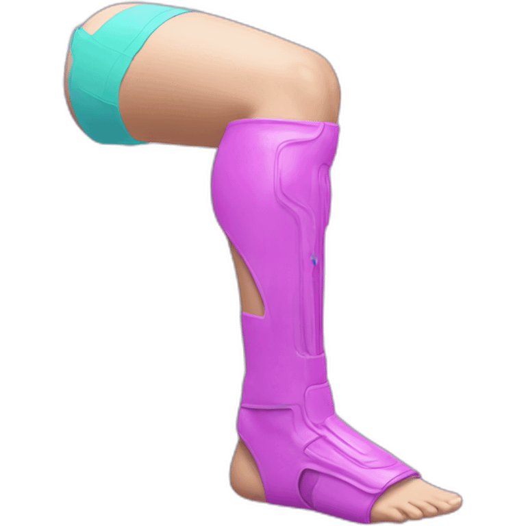 Vaporwave prosthetic leg  emoji