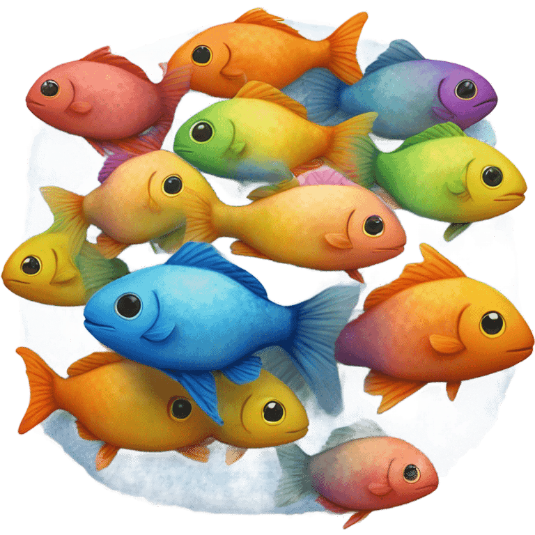 Fish in a bed emoji