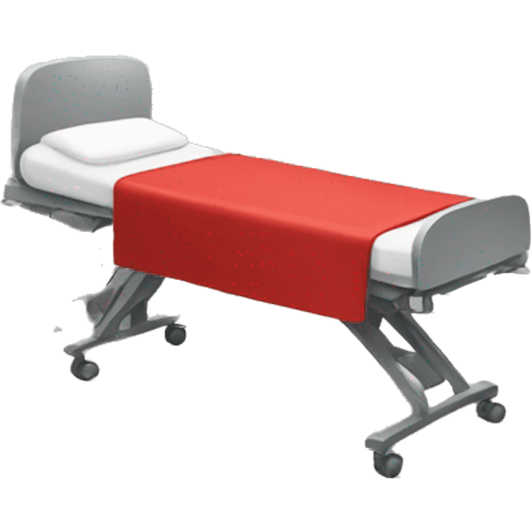 HEALTH ROOM WITH CHAIR AND RED CROSS emoji