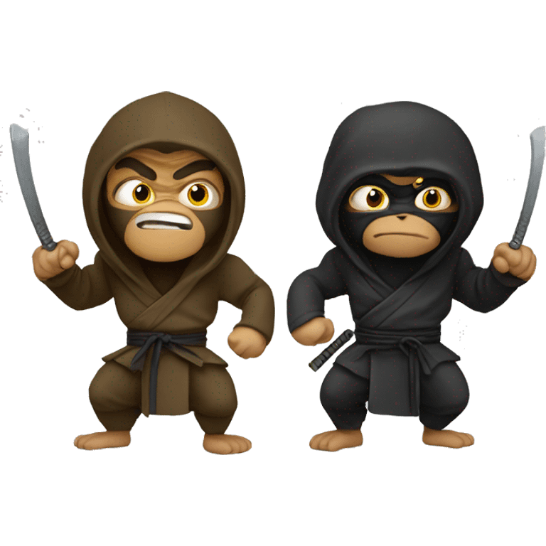 Ninja + ape emoji