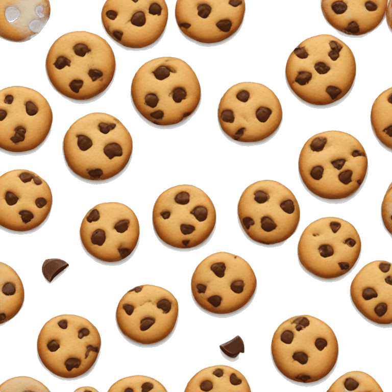 Chocolate chip cookies emoji