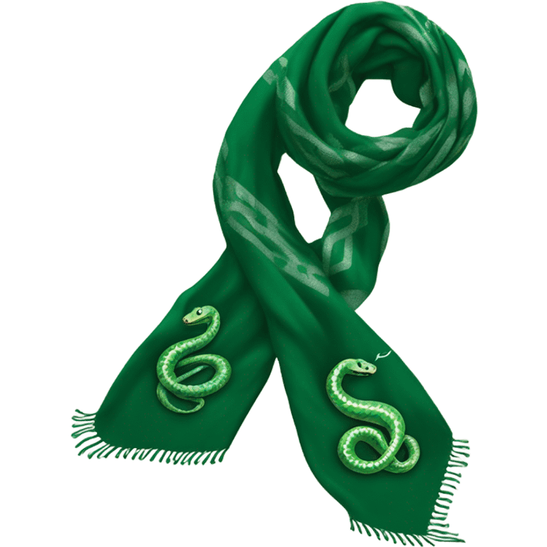 cute Slytherin snake scarf hogwarts emoji