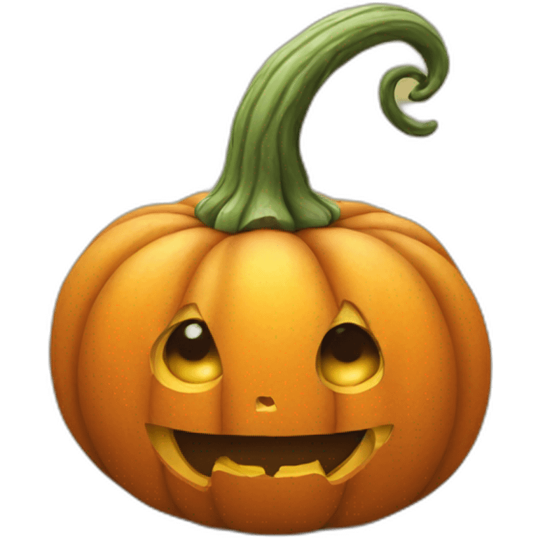 fairytale pumpkin with details emoji