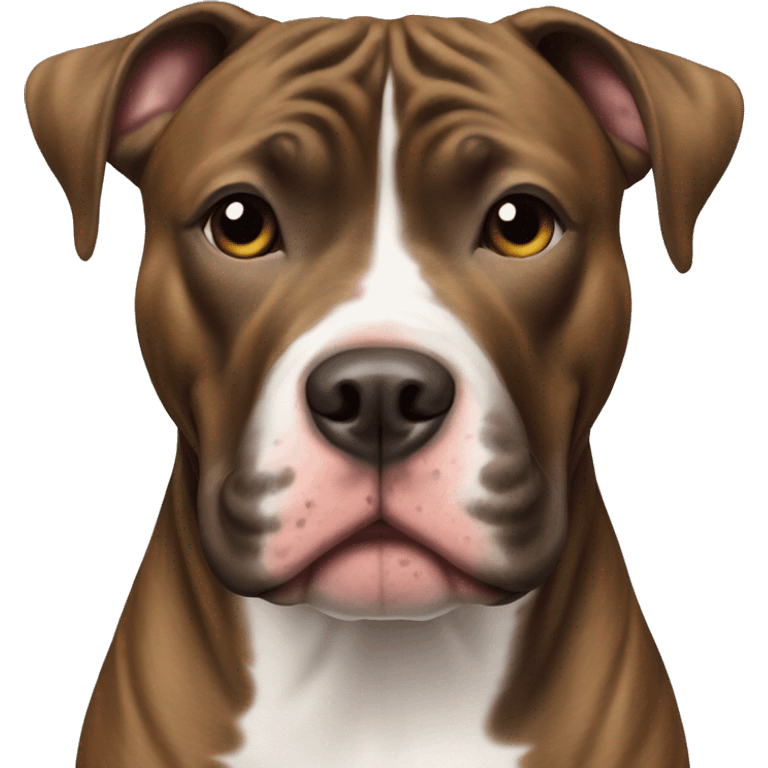 brindle pit bull emoji