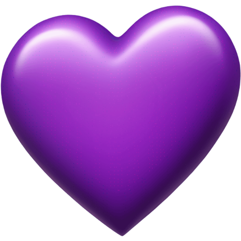 Purple heart emoji