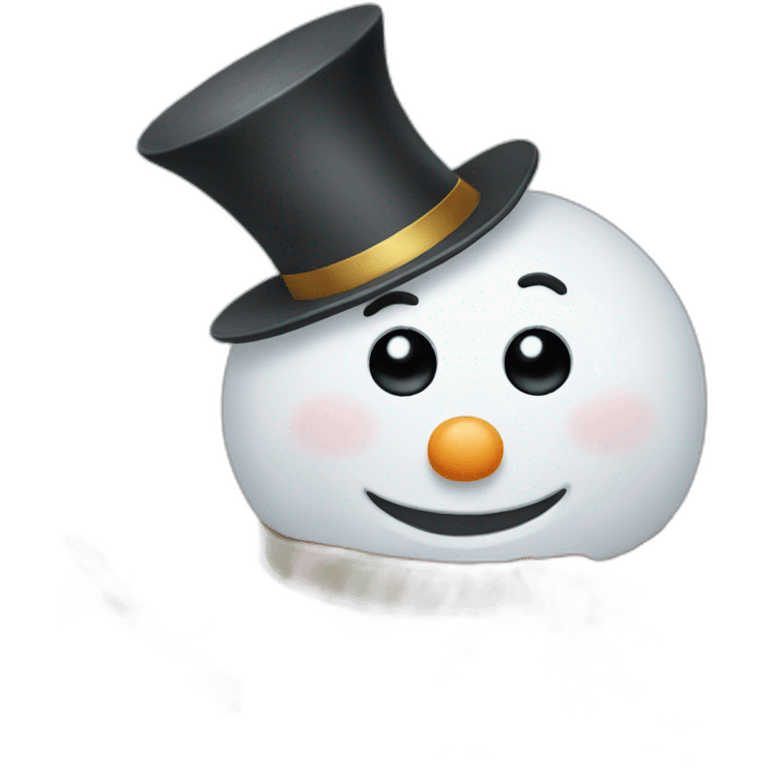 rich snowman emoji