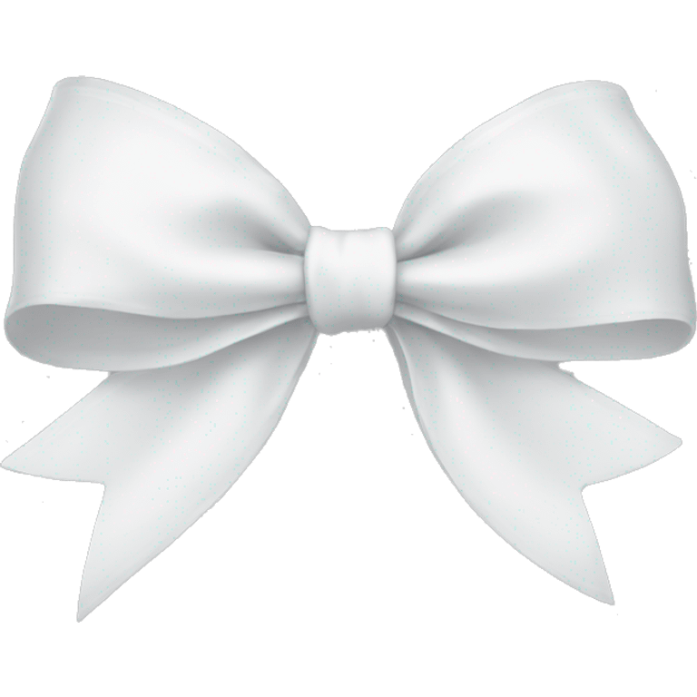 White bow emoji