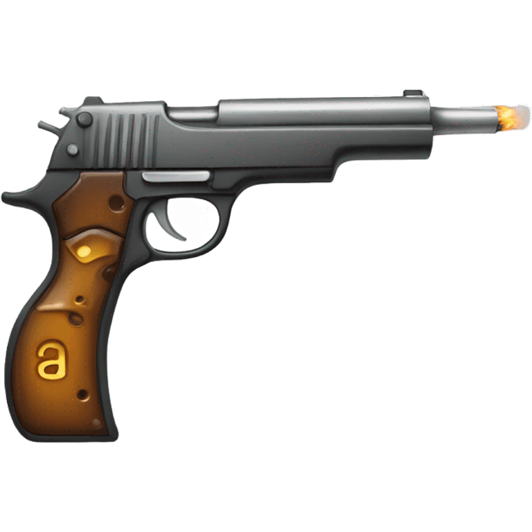 A cigarette gun emoji