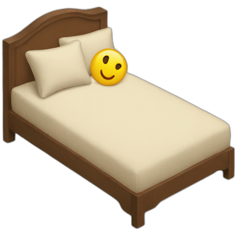 Merged bed emoji