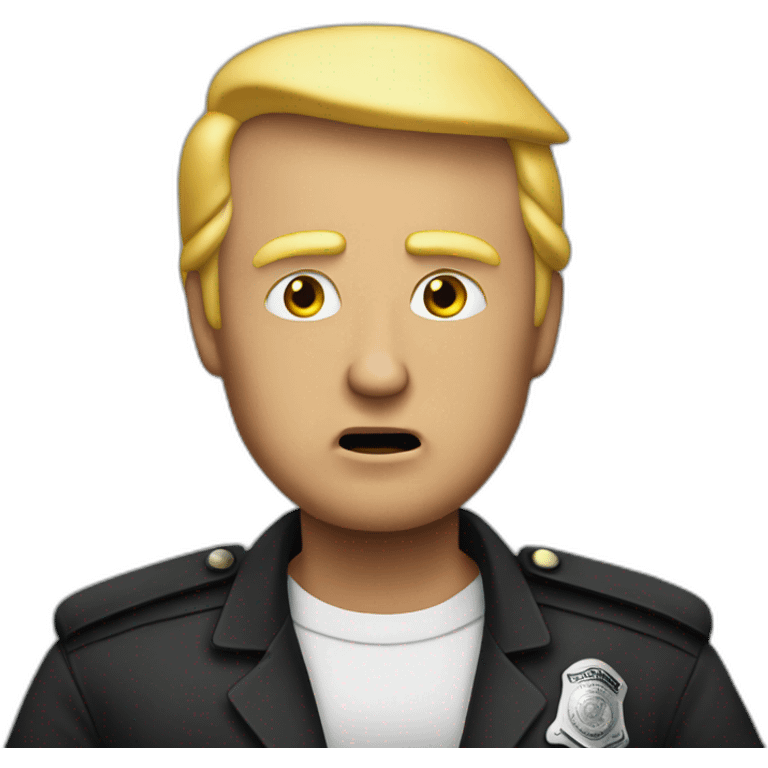 trump-getting-arrested emoji