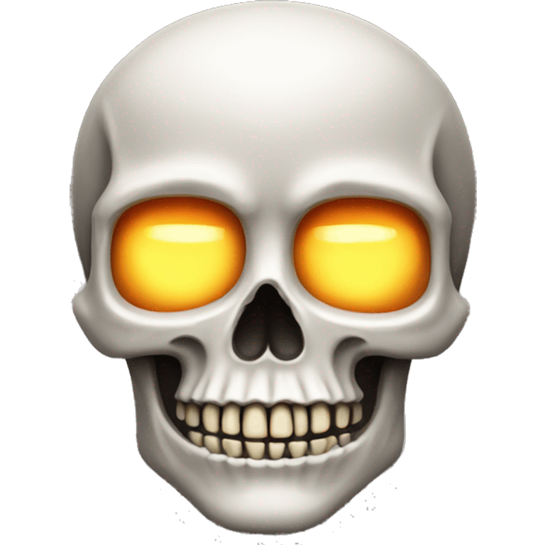 hot skull emoji