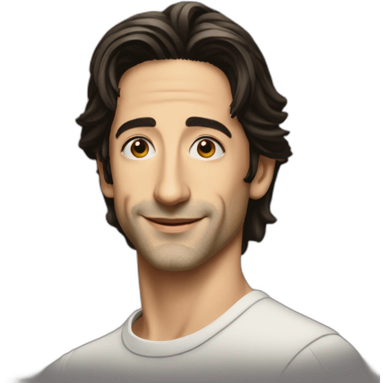 young adrien brody emoji