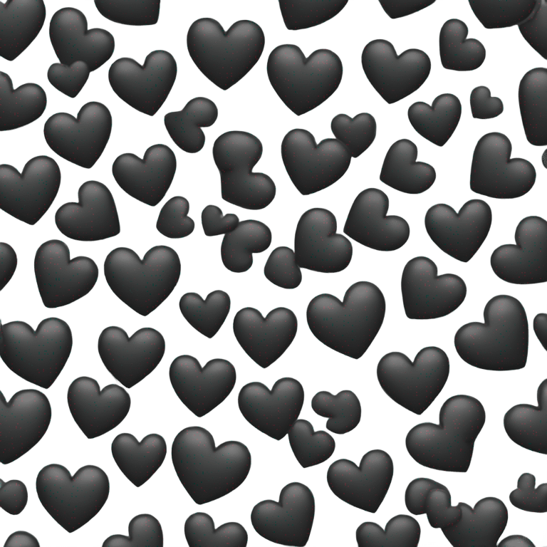 Black heart emoji