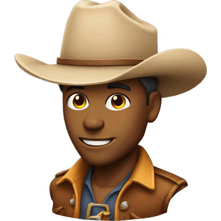 smirking cowboy emoji