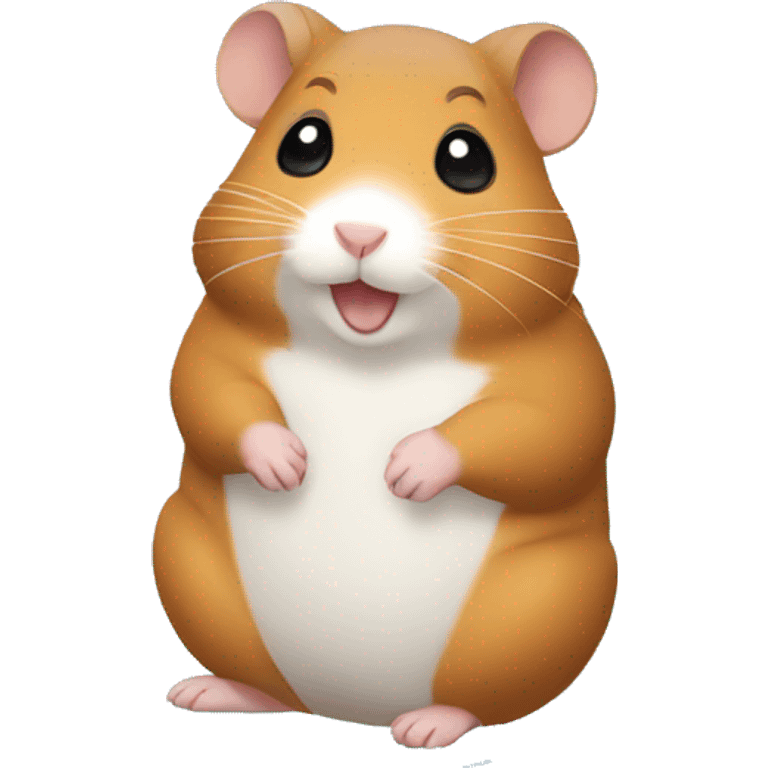 brown hamster in a bubble emoji