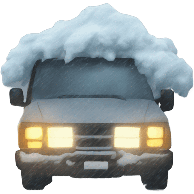 Snowstorm  emoji