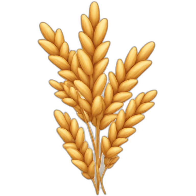 An oat grain emoji