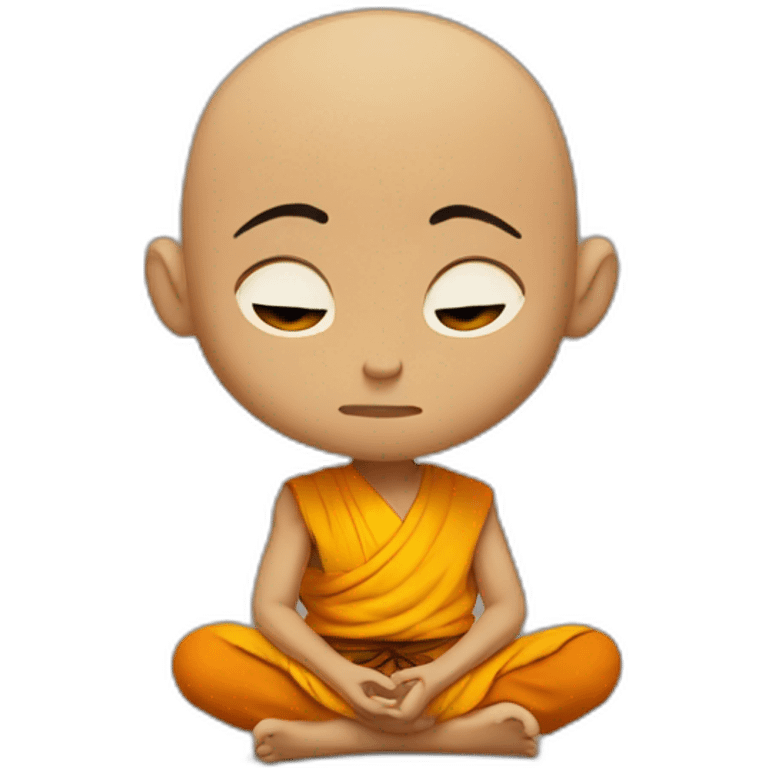 aang meditating emoji