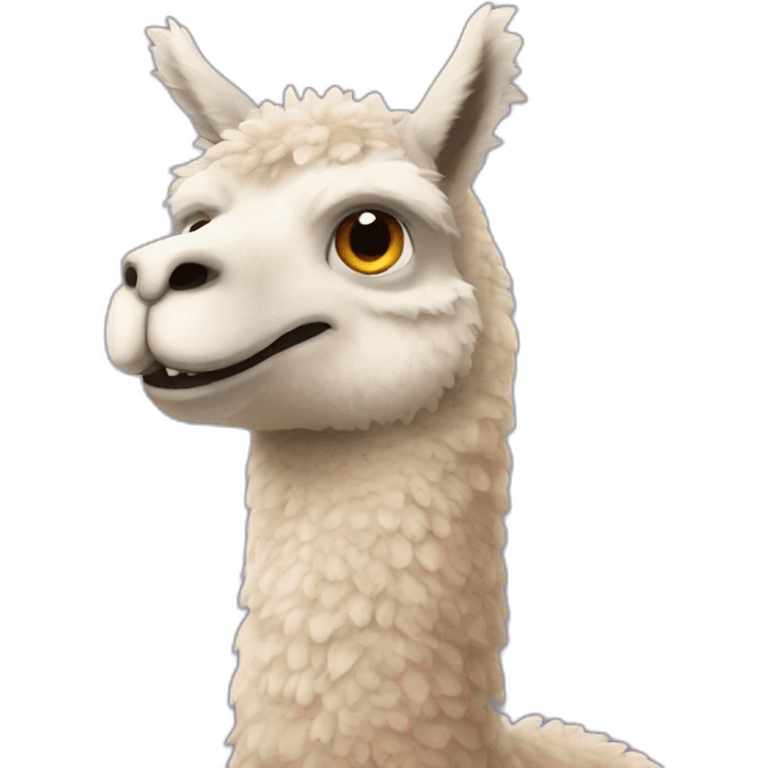 Alpaca dinosaur emoji