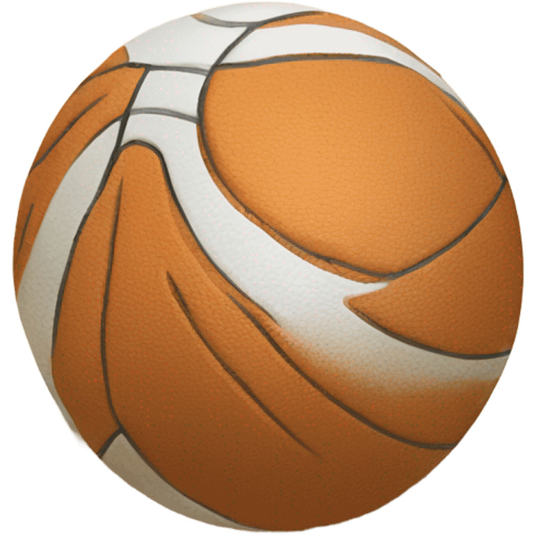 a draw of a ball in the floor emoji