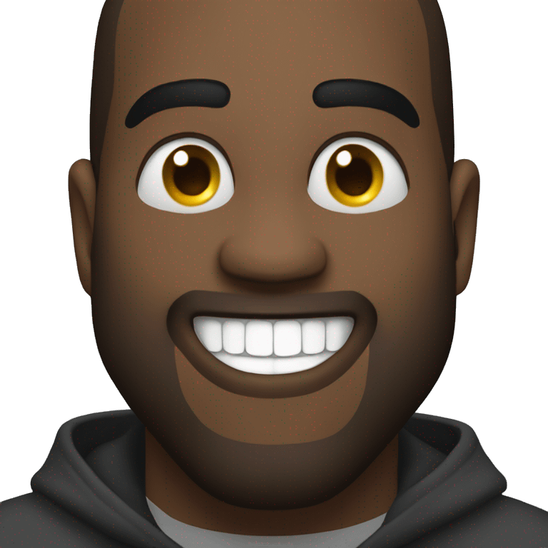 Kanye west smiling  emoji