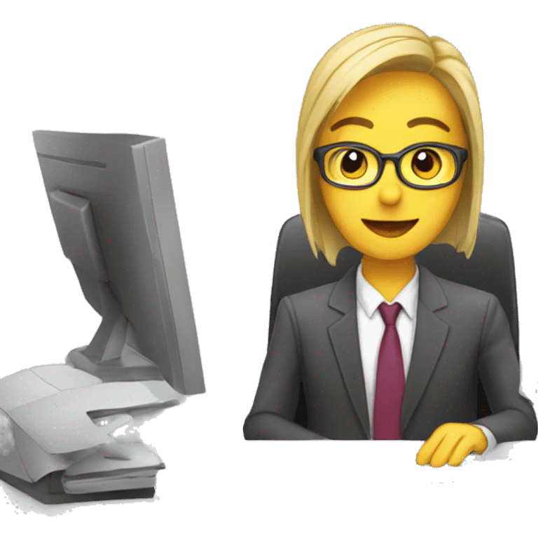 working in offices emoji