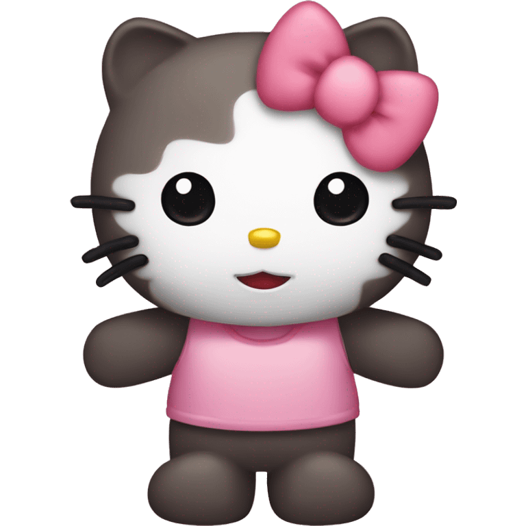 hello kitty as the teddy bear emoji emoji