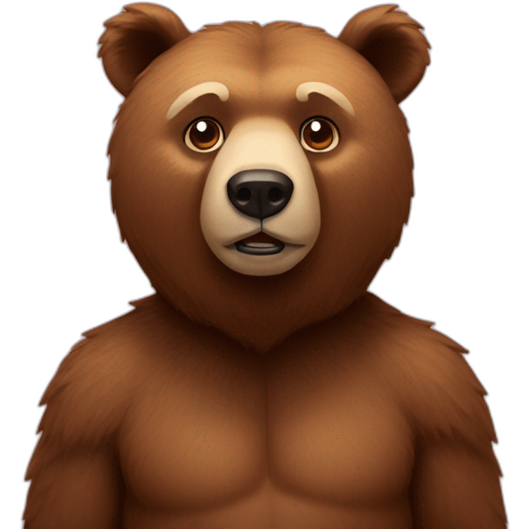 Bear frontino emoji