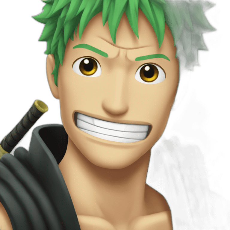 Zoro qui rigole emoji