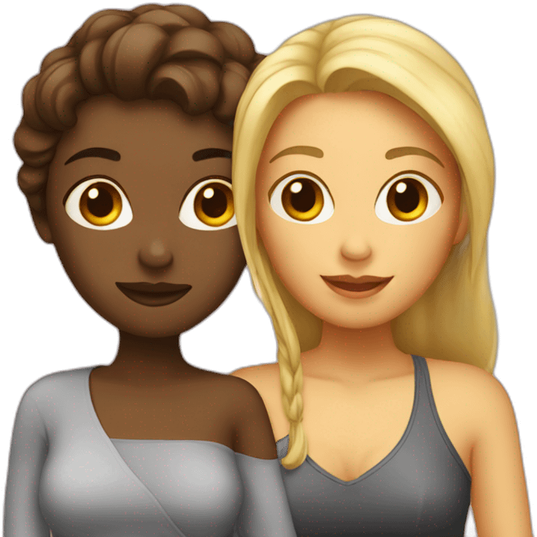 two woman dating emoji