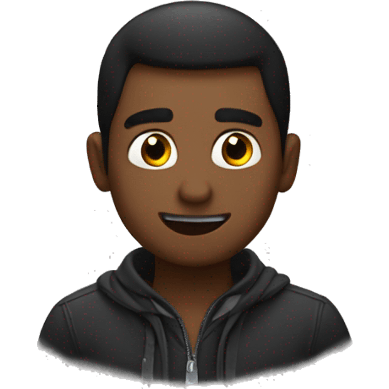 Corazón negro roto emoji