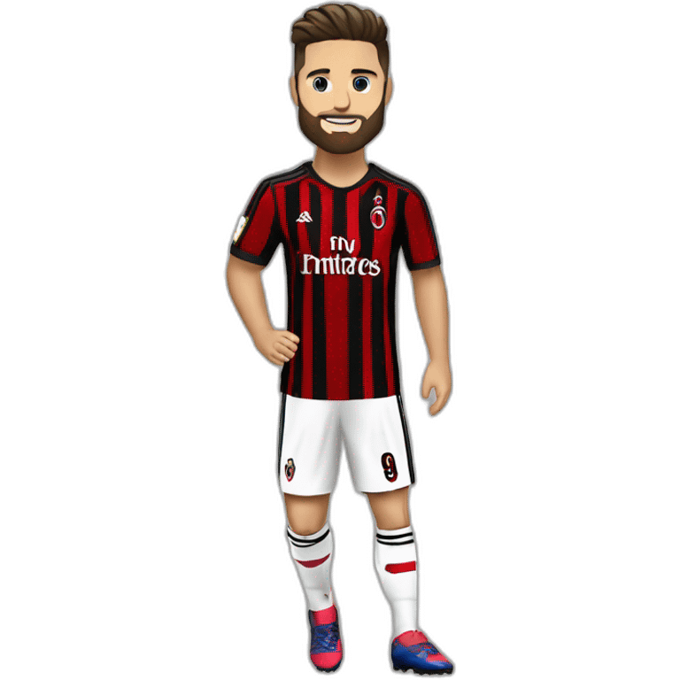 olivier giroud AC milan champions league  emoji