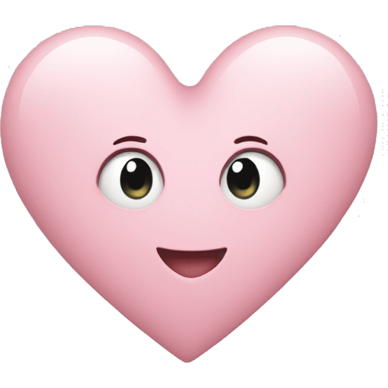 light pink heart  emoji