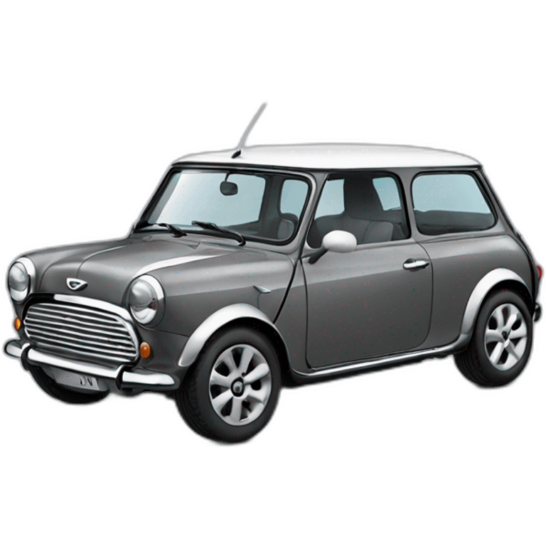 Grey mini cooper emoji