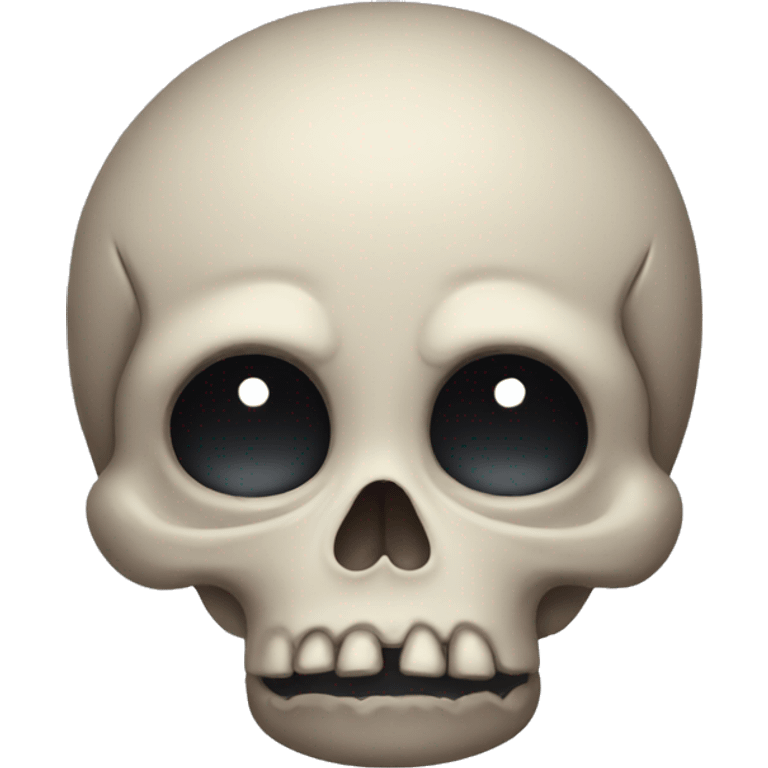 sad skull emoji