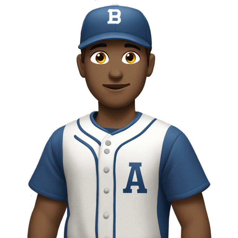 Baseball teen boy brunette emoji