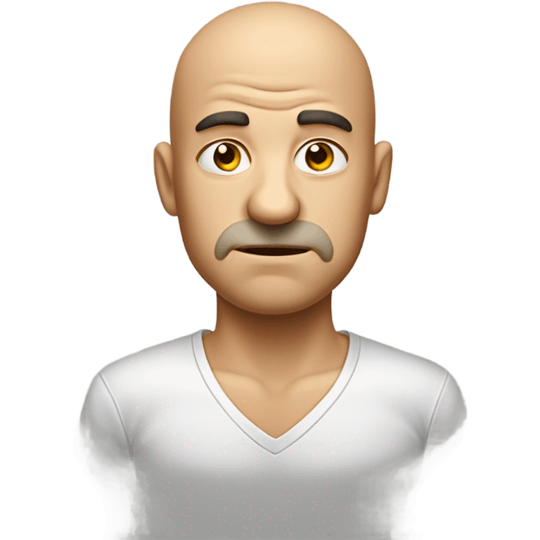 Stinky bald man  emoji